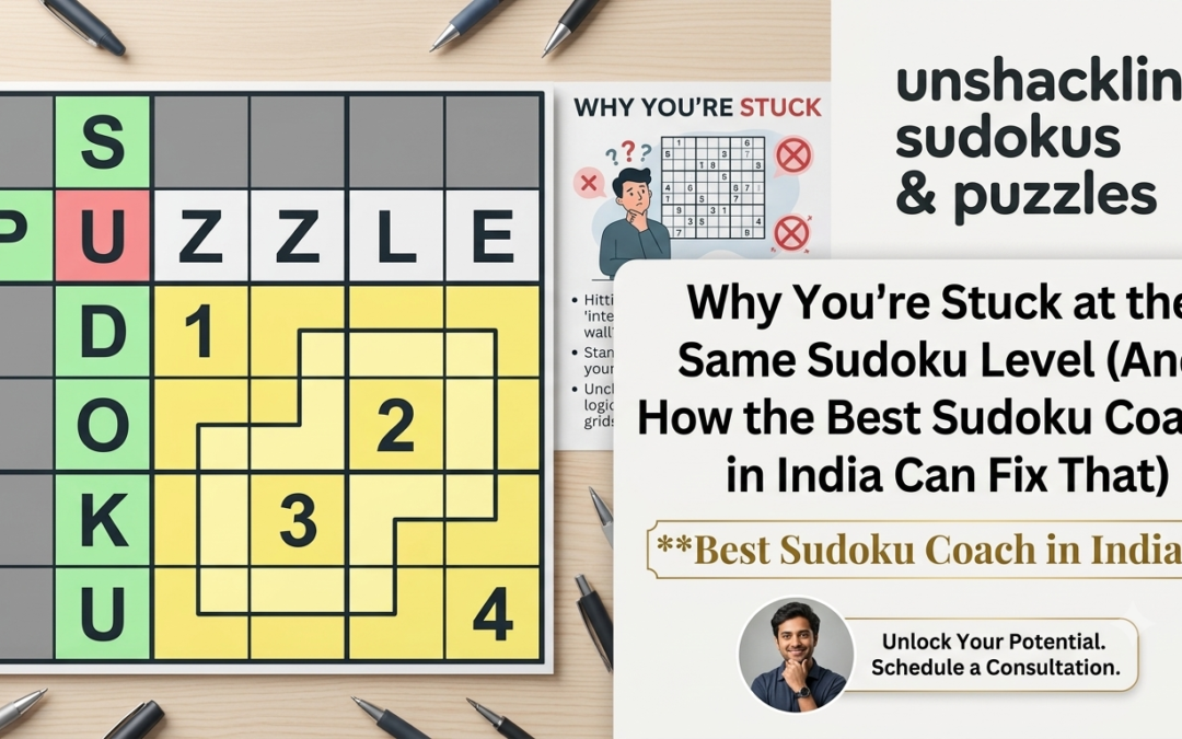 How the Best Sudoku Coach in India Solve?The Top 5 Reasons Solvers Get Stuck!